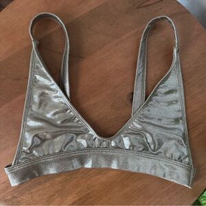 MINIMALE ANIMALE Shimmer Bikini top ~ size small‎